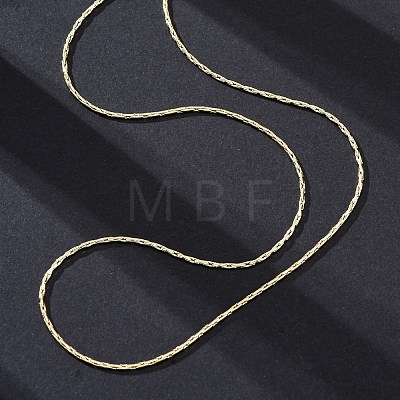 Brass Cardano Chains Necklaces for Women NJEW-D302-59G-1