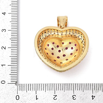 Brass Micro Pave Cubic Zirconia Pendants KK-A241-12G-01-1