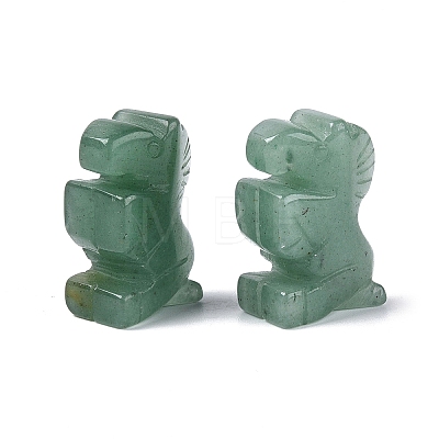 Natural Green Aventurine Horse Figurine DJEW-N005-01F-1