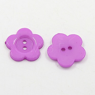 Acrylic Sewing Buttons for Costume Design BUTT-E074-B-07-1