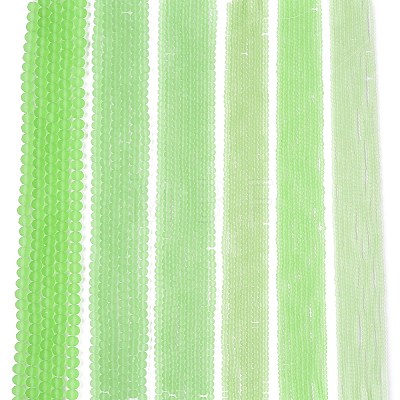 Transparent Glass Beads Strands LS-EGLA-A044-T3mm-MD09-1