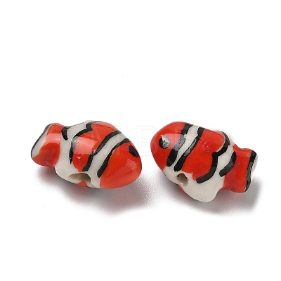 Handmade Porcelain Beads PORC-R002-01F-1