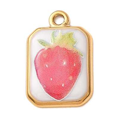 Printed 304 Stainless Steel Pendants SA-CBA9CF9-02G-G-1