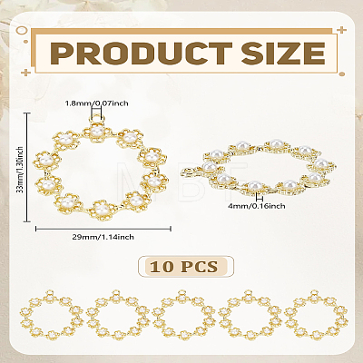 10Pcs Alloy Pendants FIND-LP0005-37-1