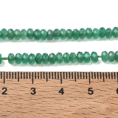 Dyed & Heated Natural Green Onyx Agate Beads Strands GG-CBA2E9C-B01-01-1