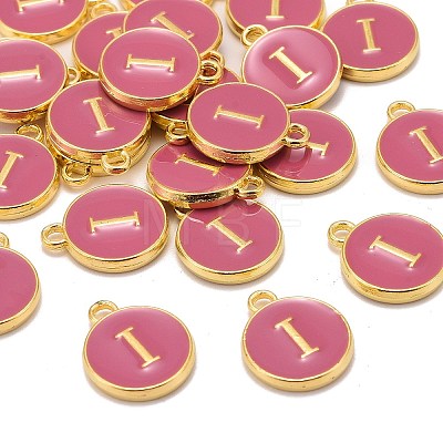 Golden Plated Alloy Enamel Charms LS-ENAM-S118-08I-1