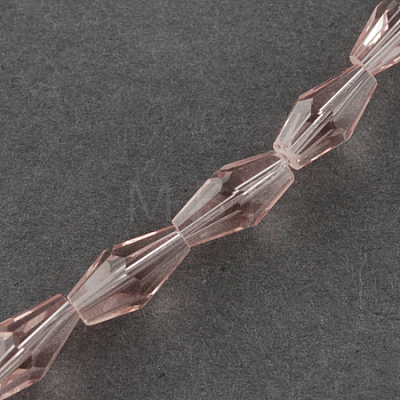 Glass Beads Strands GLAA-R026-8x4mm-M-1