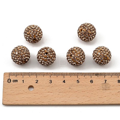 Pave Disco Ball Beads RB-Q195-14mm-246-1