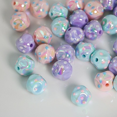 Luminous Acrylic Beads LUMI-PW0002-08-1