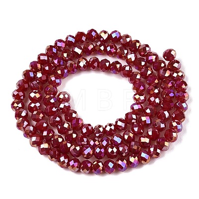 Electroplate Glass Beads Strands LS-EGLA-A044-P3mm-B02-1