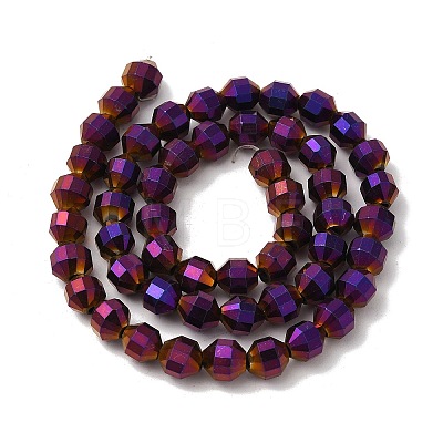 Electroplated Synthetic Non-magnetic Hematite Beads Strands G-I364-L01-09-1