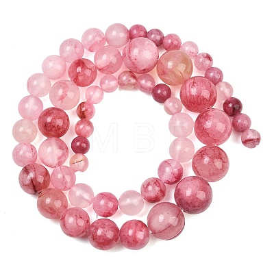 Natural Green Jade Graduated Beads Strands GG-CBA2AE1-A06-F-1