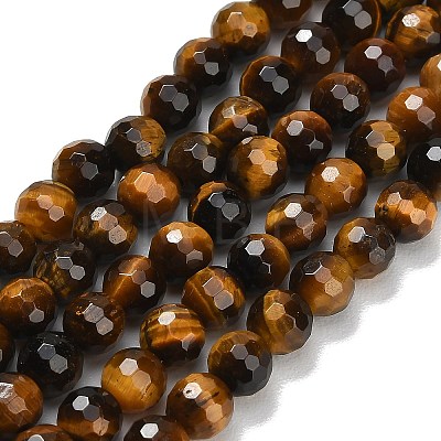 Natural Tiger Eye Beads Strands G-C280-B21-6mm-1