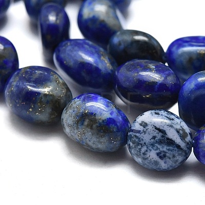 Natural Lapis Lazuli Beads Strands X-G-O186-B-17-1