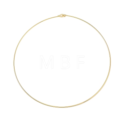 Rack Plating Brass Choker Necklaces NJEW-Q348-04G-1