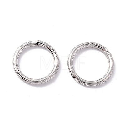 Non-Tarnish 304 Stainless Steel Open Jump Rings STAS-C040-01C-P-1