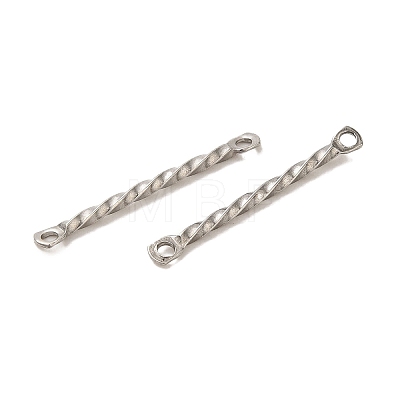 Non-Tarnish 304 Stainless Steel Connector Charms STAS-Q323-02B-P-1