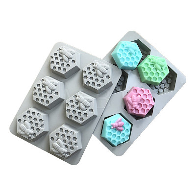 Honeycomb & Bees DIY Silicone Molds WG33149-01-1