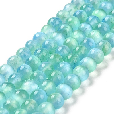 Natural Selenite Beads Strands G-P493-03C-1
