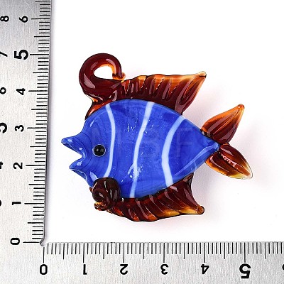 Handmade Lampwork Pendants LAMP-T024-03A-1