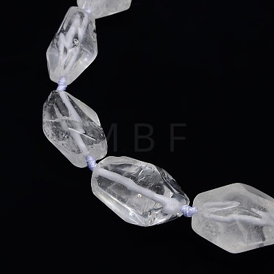 Natural Gemstone Quartz Crystal Beads Strands X-G-L159-09-1