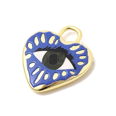 Printed Brass Pendants KK-K274-08G-14-1