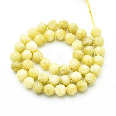 Natural Quartz Beads Strands G-N355-8mm-40-1