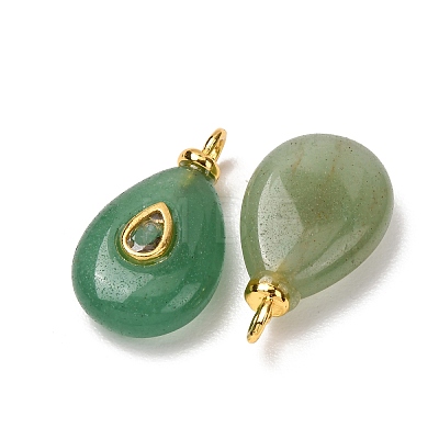Natural Green Aventurine Pendants GG-CBAA798-01G-06-1