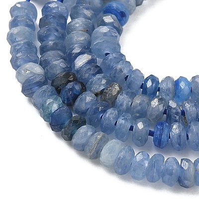 Natural Kyanite Beads Strands G-K376-E04-02-1