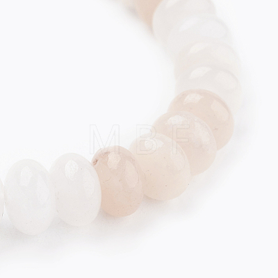 Natural Pink Aventurine Beads Stretch Bracelets BJEW-JB03376-03-1