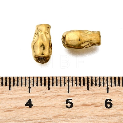 304 Stainless Steel Beads STAS-Q360-04E-G-1