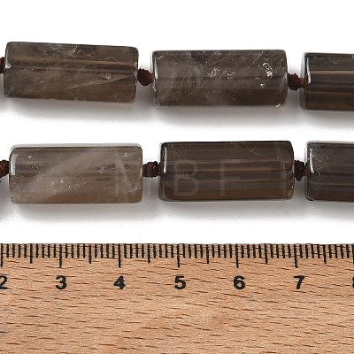 Natural Smoky Quartz Beads Strands GG-CBA086A-03A-01-1