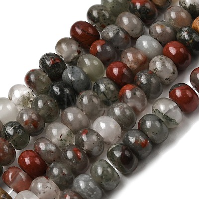 Natural African Bloodstone Beads Strands G-A280-A06-01-1
