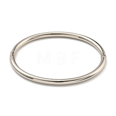 Non-Tarnish 202 Stainless Steel Hinged Plain Bangles BJEW-M317-05P-1