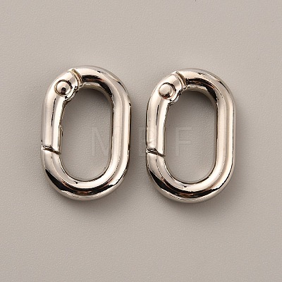 Alloy Spring Gate Rings FIND-WH0111-208P-1
