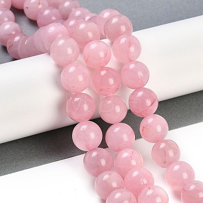 Natural Rose Quartz Beads Strands G-F591-04-14MM-1