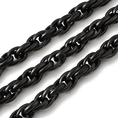 304 Stainless Steel Rope Chains CHS-K024-16EB-1
