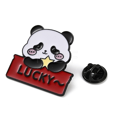 Panda Theme Enamel Pins JEWB-B030-03A-EB-1