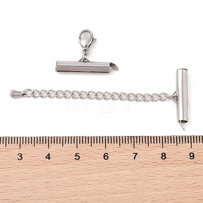 Tarnish Resistant 304 Stainless Steel Curb Chain Extender STAS-M061-05P-02-1