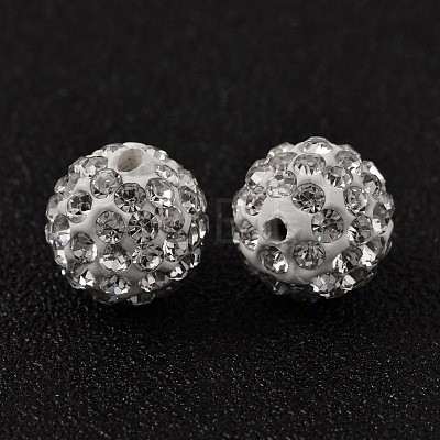 Pave Disco Ball Beads RB-Q195-10mm-001-1
