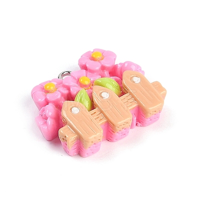 Resin Pendants RESI-I061-08A-1