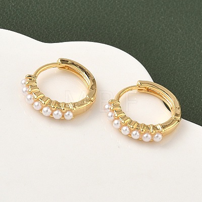 Brass Hoop Earrings EJEW-D337-14A-G-1