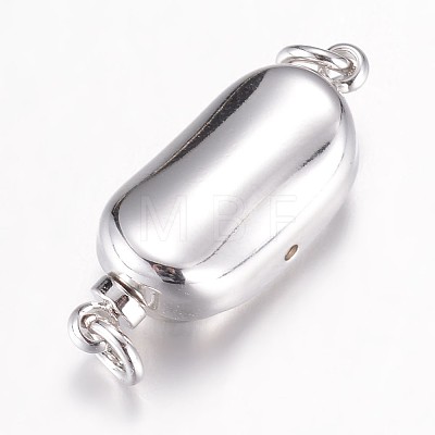 Tarnish Resistant 304 Stainless Steel Box Clasps LS-STAS-G071-49P-1