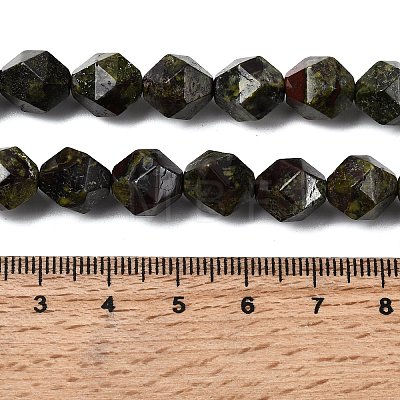 Natural Dragon Blood Beads Strands G-Z119-A17-03-1