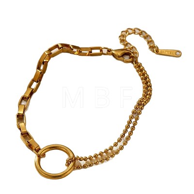 304 Stainless Steel Link Bracelets WG64898-01-1