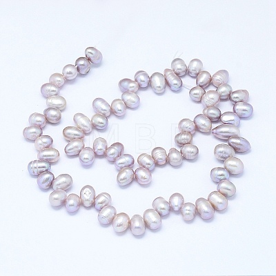Natural Cultured Freshwater Pearl Beads Strands PEAR-G004-01B-01-1