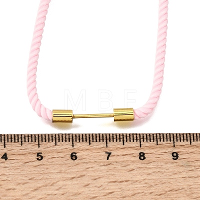 3MM Round Nylon Milan Cord Necklaces Making NJEW-H091-01G-29-1