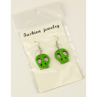 Fashion Earrings For Halloween EJEW-JE00285-1
