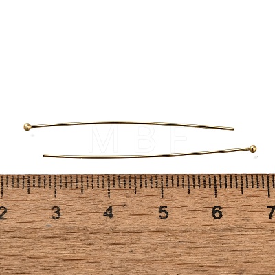 Brass Ball Head Pins KK-H502-03G-G-1