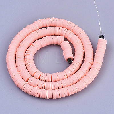 Handmade Polymer Clay Beads X-CLAY-R067-8.0mm-18-1